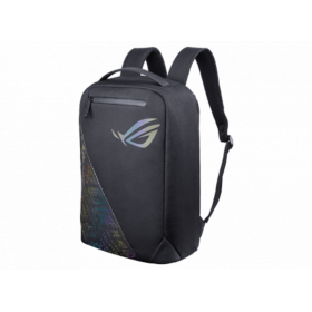 BP1501G ROG BACKPACK 15_17, Black, Holographic Edition,  Stylish, gaming-inspired design with the cyber-text pattern and ROG Log
